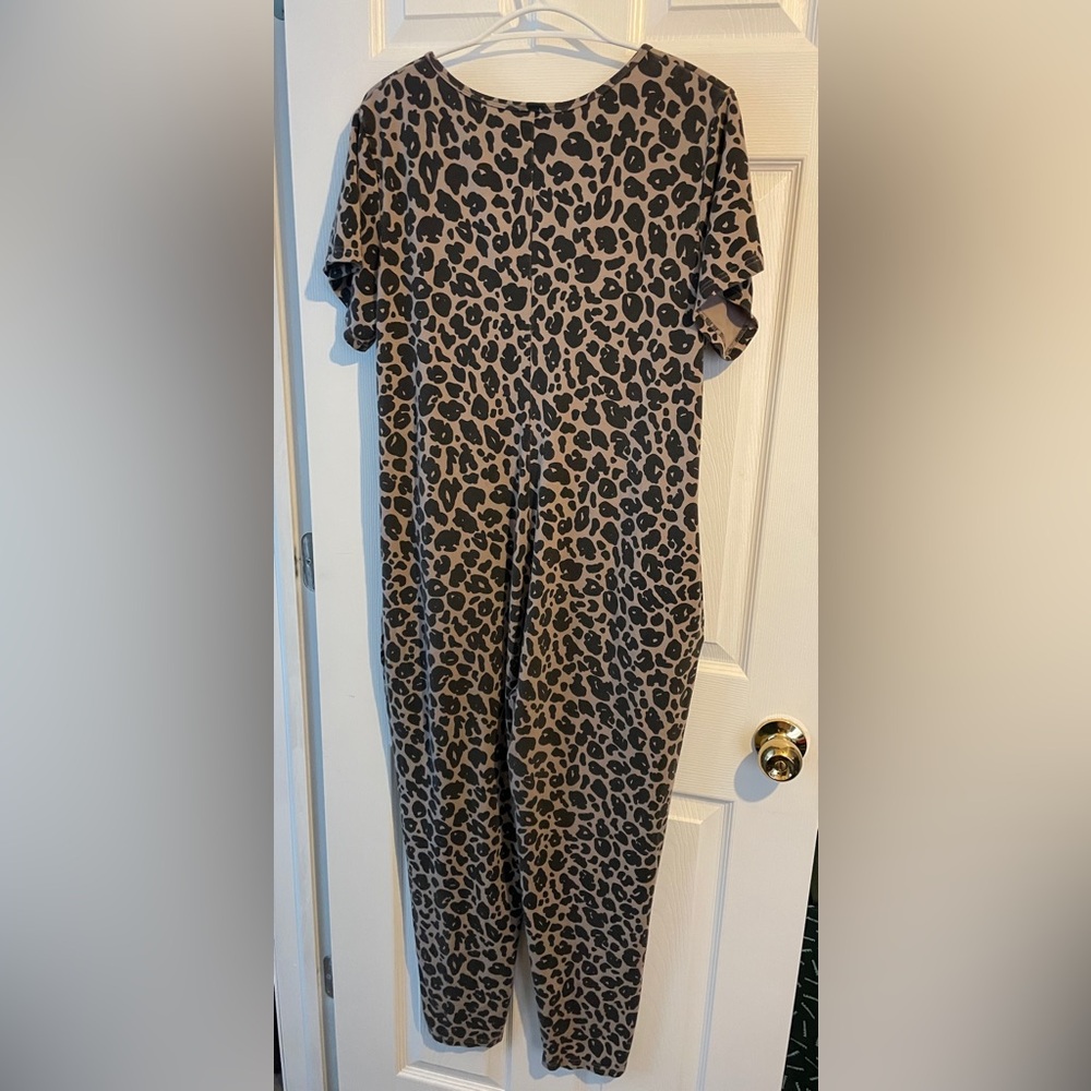 Smash + Tess Animal Print/Taupe Jumpsuit